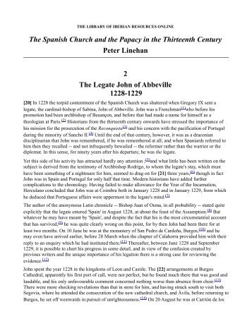 The Spanish Church and the Papacy in the Thirteenth Century Peter ...