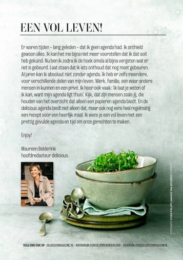 Inkijkexemplaar delicious. agenda 2023