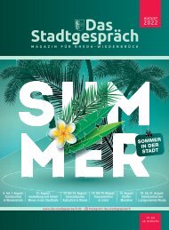 Das Stadtgespräch Ausgabe August 2022 auf Mein Rheda-Wiedenbrück