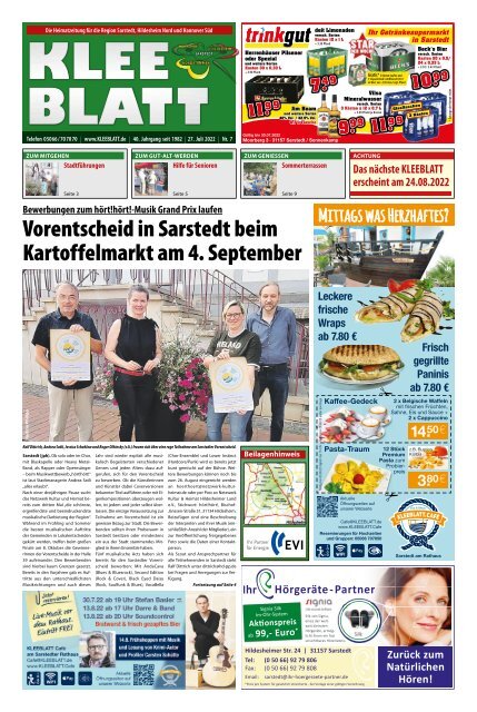 KLEEBLATT Juli 2022