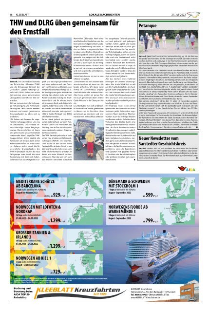 KLEEBLATT Juli 2022