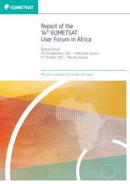 Report of the 14th EUMETSAT User Forum in Africa