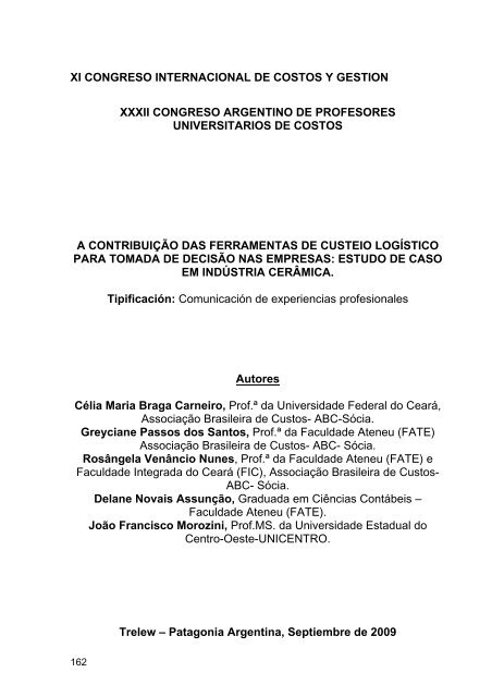 “La gestión de recursos: Sustentabilidad y ética” XI ... - nemac