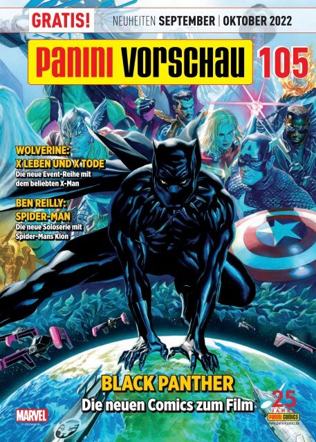 Panini Vorschau 105 - Neuheiten September/Oktober 2022