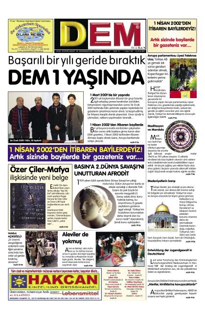 BaÅŸarÄ±lÄ± bir yÄ±lÄ± geride bÄ±raktÄ±k - Dem Gazetesi