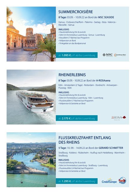 ULT Cruises Herbst-Silvester 2022