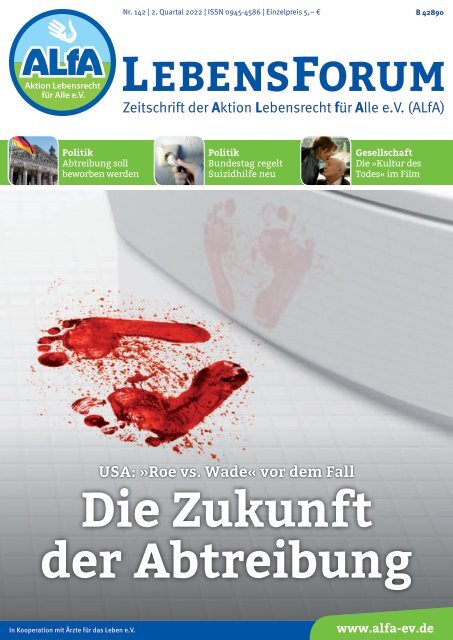 ALfA e.V. Magazin - LebensForum / 142 / 2/2022
