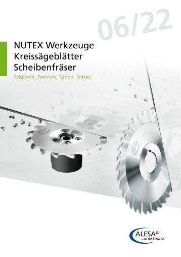 ALESA - Nutex Werkzeuge / Kreissägeblätter / Scheibenfräser