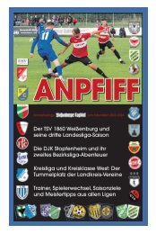 ANPFIFF – Das Fußballmagazin zum Saisonstart 2023/2024