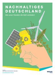 Nachhaltiges Deutschland — Wie unser Verhalten die Welt verändert