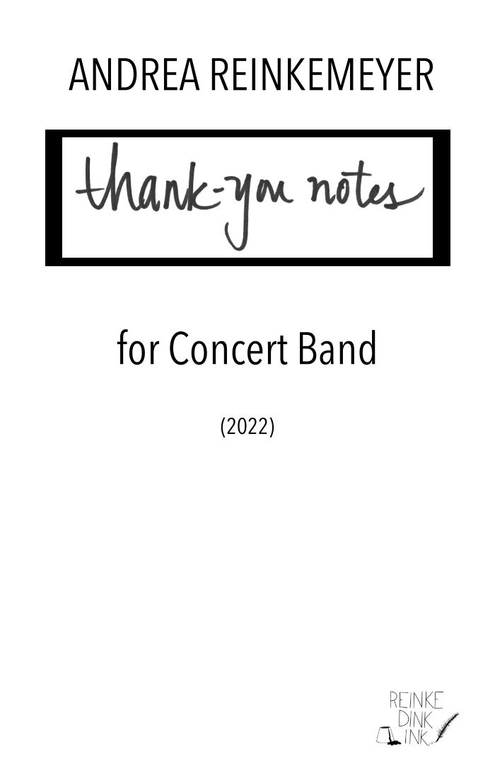 Thank-you Notes | Murphy Music Press, LLC