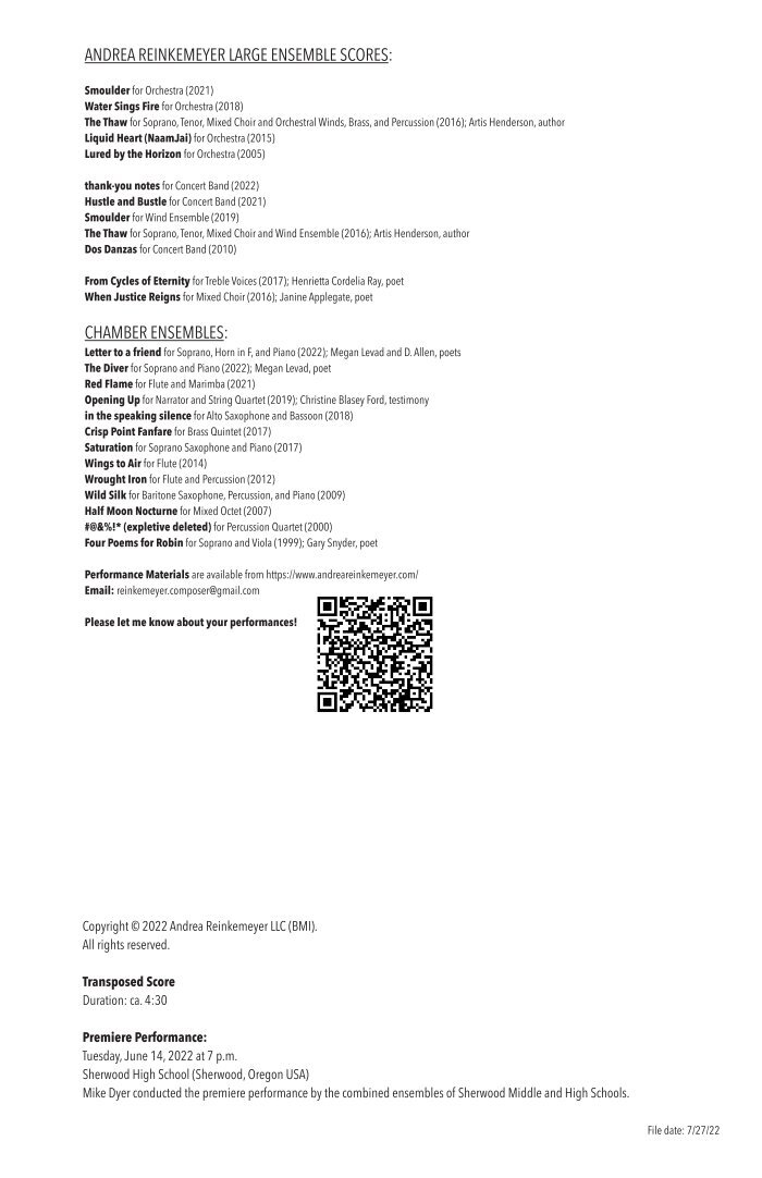 Thank-you Notes | Murphy Music Press, LLC