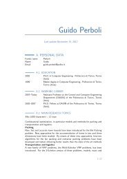 Guido Perboli – - Politecnico di Torino