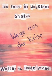 Die Fehler in unserem System   Wege aus der Krise