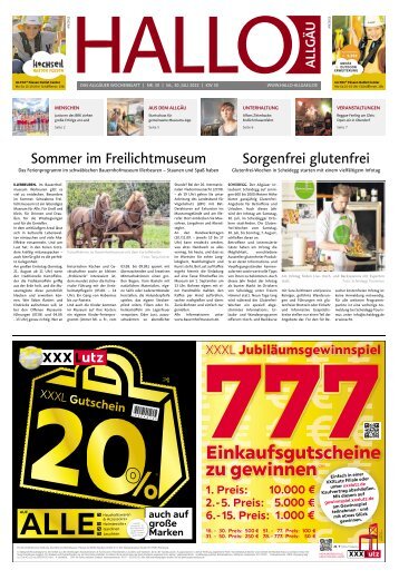 Hallo-Allgäu  vom Samstag, 30.Juli