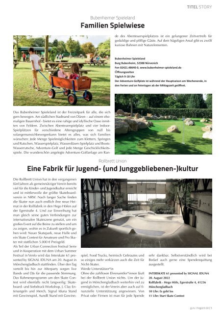 GURU Magazin, Ausgabe August 2022