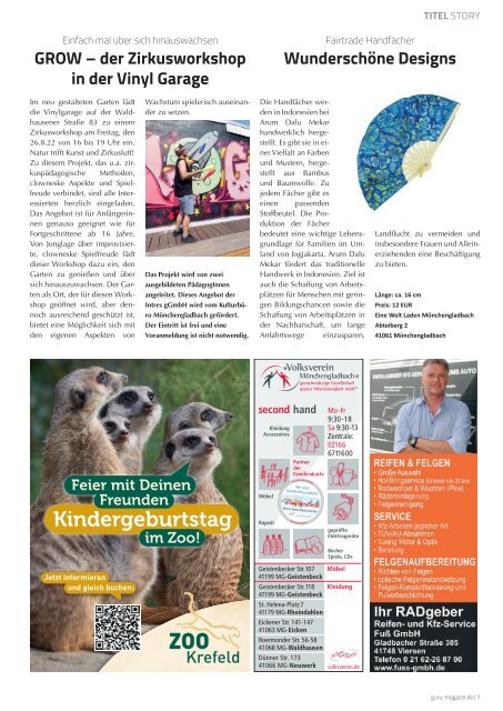 GURU Magazin, Ausgabe August 2022