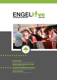 ENGEL live - Mitarbeiter-Magazin I August 2022
