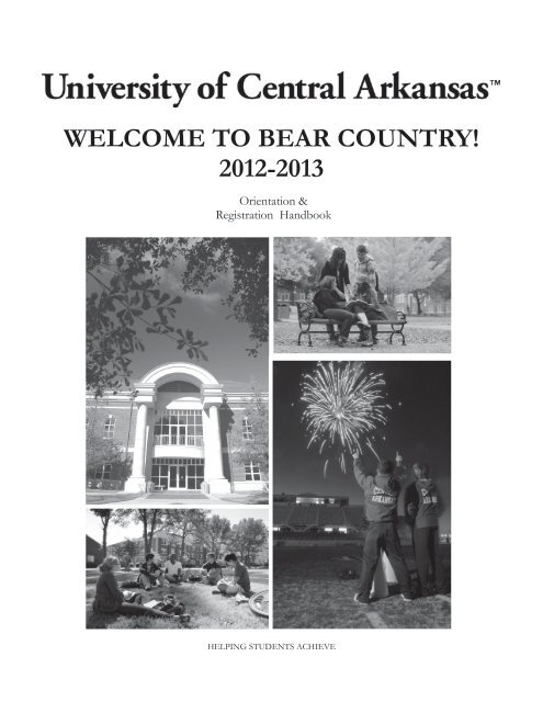 welcome to bear country! 2012-2013 - University of Central Arkansas