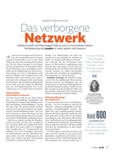 my life_Ausgabe 15.08.2022_Vorableseprobe für WAVE Kunde