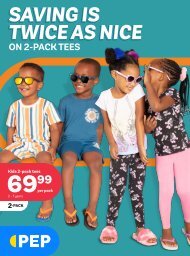 PEP Stores Kids August 2022 e-leaflet