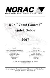 UC4™ Total Control™ Quick Guide - NORAC Systems