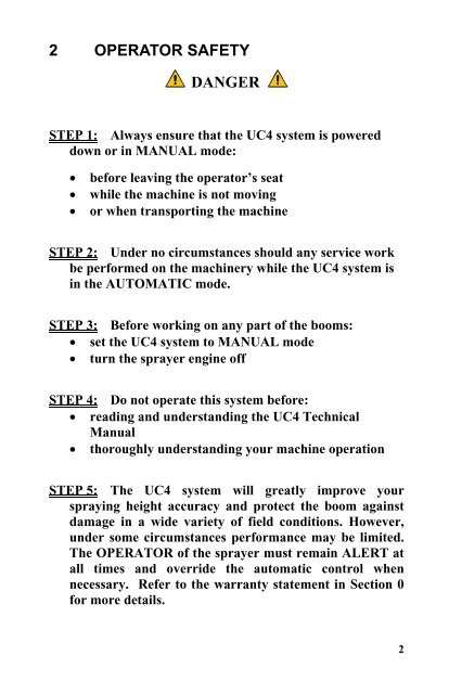 UC4™ Total Control™ Quick Guide - NORAC Systems