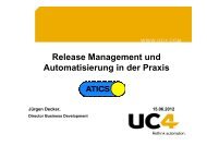 UC4: Release Management und Automatisierung in der Praxis