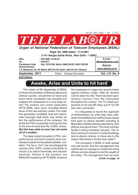 TELE LABOUR - NFTE