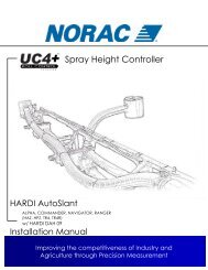 6 electrical reference – cable drawings - Norac