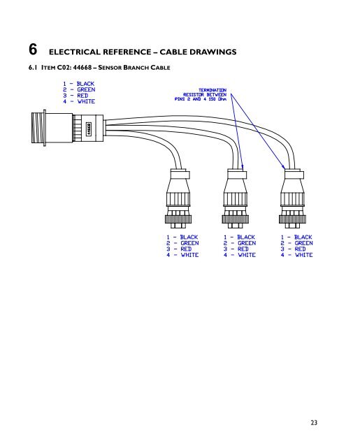 6 electrical reference â€“ cable drawings - Norac