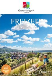 Freizeitmagazin Oberpfälzer Wald Sommer 2022