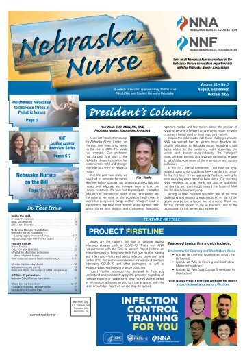Nebraska Nurse - August 2022