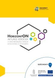 HorizontON - aktuális kérdések a magyarországi fiatalok élethelyzetéről és életmódjáról