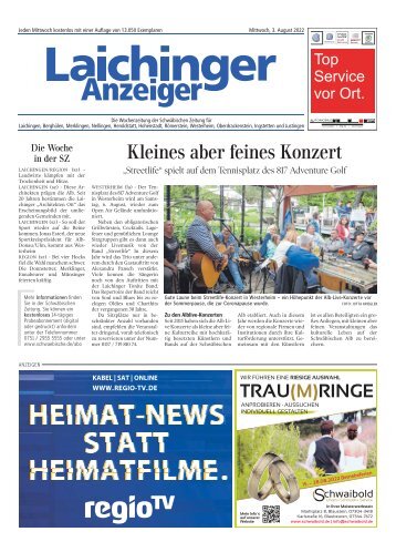 Laichinger Anzeiger 03.08.2022