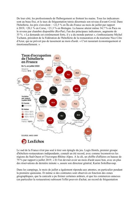 Panorama de presse quotidien du 03 08 2022