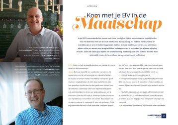 BV in de maatschap