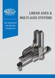 Nadella Linear Axes and Multi-Axes Systems