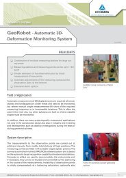 GeoRobot - Automatic 3D- Deformation Monitoring System