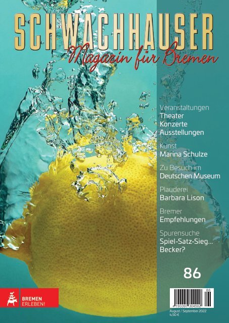 Schwachhauser I Magazin für Bremen I Ausgabe 86