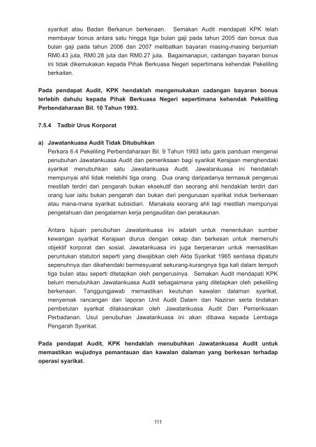 bahagian i aktiviti jabatan/agensi - Jabatan Audit Negara