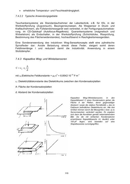 Sensors and Actuators - Fachbereich Physik der Universität ...