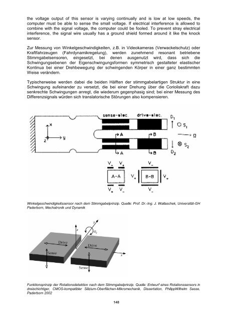 Sensors and Actuators - Fachbereich Physik der Universität ...