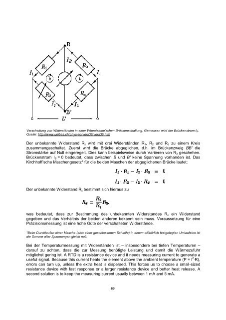 Sensors and Actuators - Fachbereich Physik der Universität ...