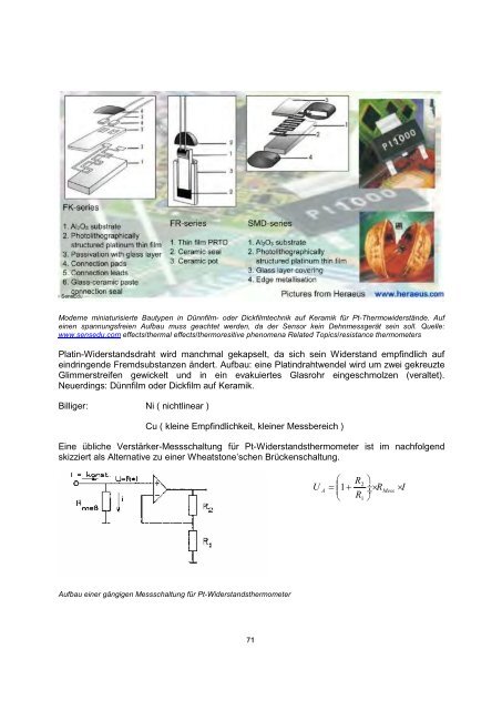 Sensors and Actuators - Fachbereich Physik der Universität ...