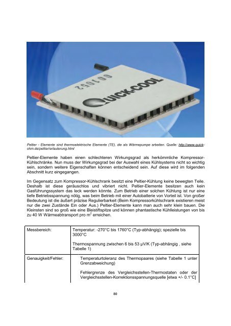 Sensors and Actuators - Fachbereich Physik der Universität ...