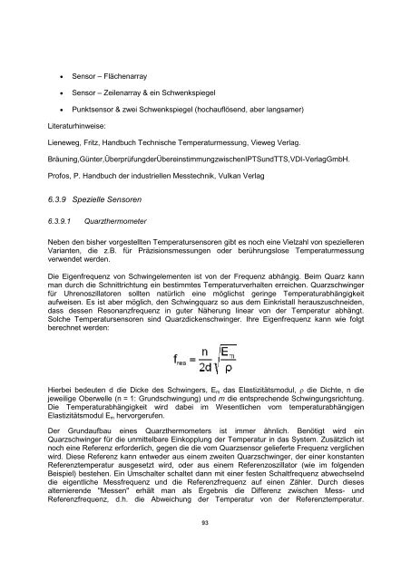 Sensors and Actuators - Fachbereich Physik der Universität ...