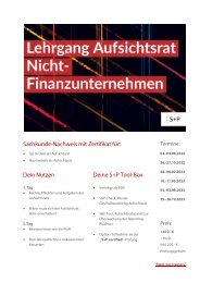 Lehrgang Aufsichtsrat Nicht-Finanzunternehmen