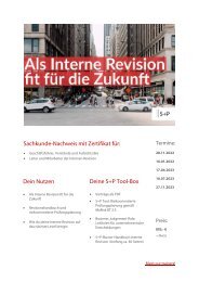 Als Interne Revision fit für die Zukunft