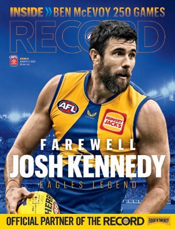 AFL Record Round 21 - West Coast Eagles